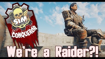 PLAY AS A RAIDER?! || Sim Settlements: Conqueror Gameplay #1 [Modded Fallout 4]