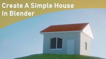 How To Create A Simple House In Blender (Beginner House Timelapse Tutorial)