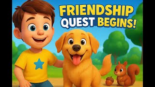 Tommy’s Friendship Quest with Lucky Dog | Kids Moral Story | 3D Animated Children’s Adventure