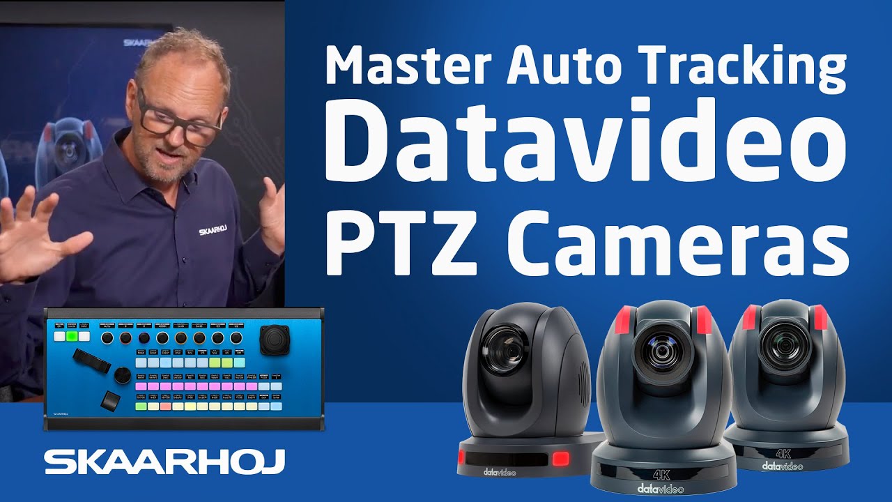 Datavideo PTZ Cameras: Master Auto Tracking with SKAARHOJ PTZ Controllers