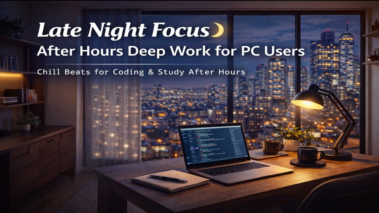 Late Night Focus 🌙 | Deep Work Music for Coding, Study & After Hours
