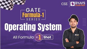 Operating System Formulas | GATE Formula Revision | GATE 2023 CSE | BYJU