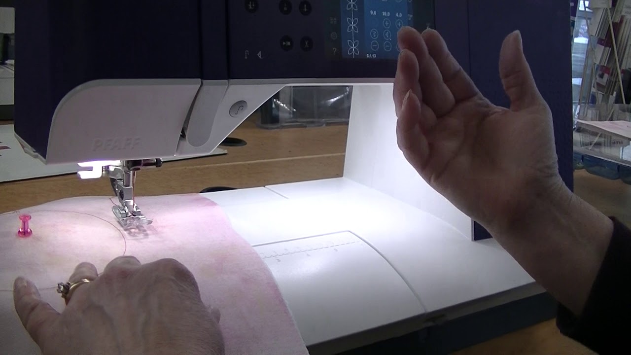 Circle Stitching on the Pfaff Icon