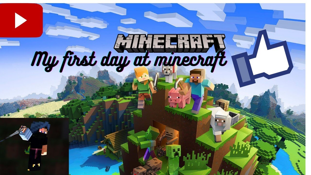 MY FIRST TIME PLAYING MINECRAFT PE #1 - YouTube