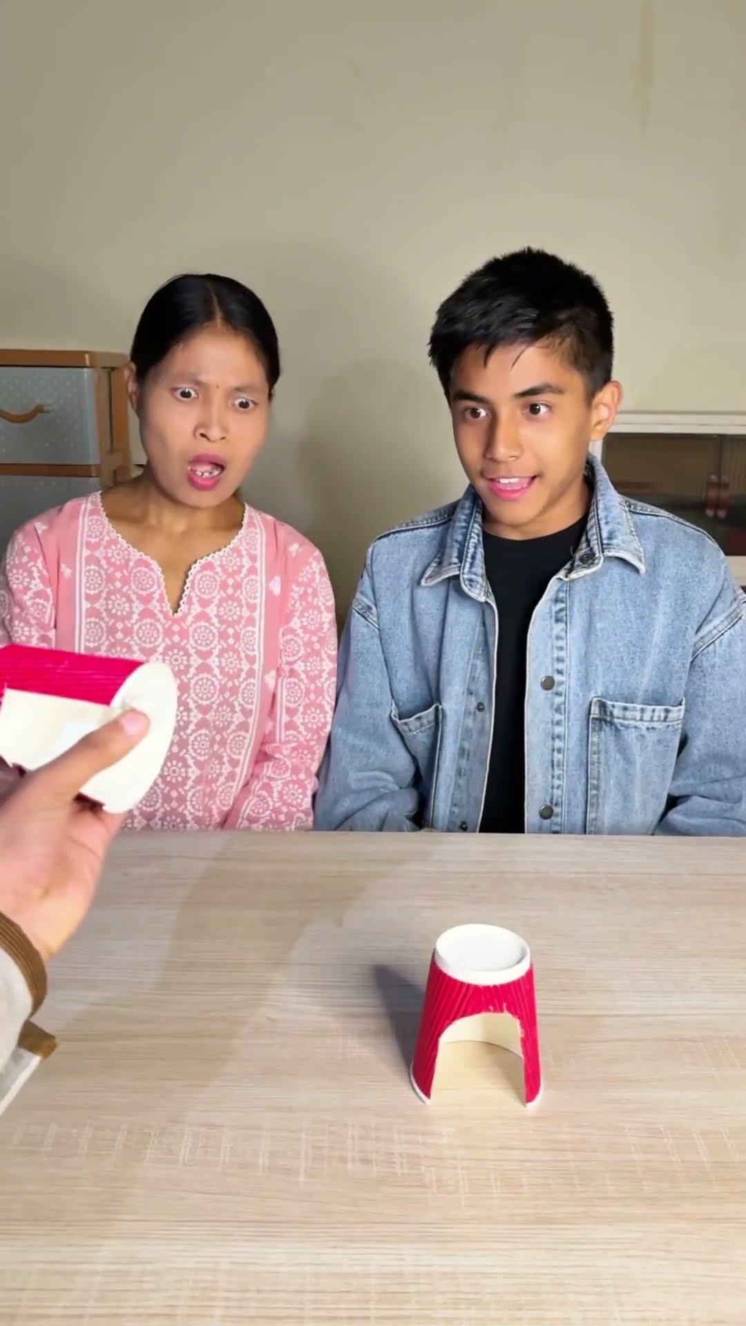 Magic trick ? Mom \u0026 Sons #apt #viral #funny