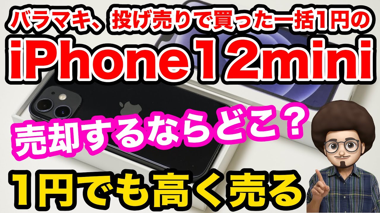 一括1円を売ったら〇〇万円】バラマキ、投げ売りで買ったiPhone12mini