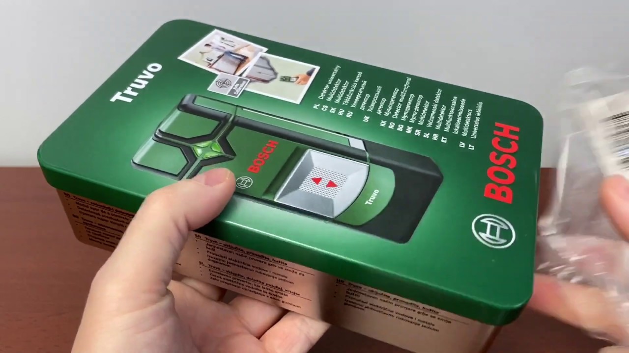 Bosch Truvo Detector Unboxing and Testing YouTube