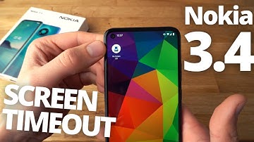 Nokia 3.4 : Turn off Screen Timeout Completely or Set Adjust the Length of Screen sleep Lock Timeout