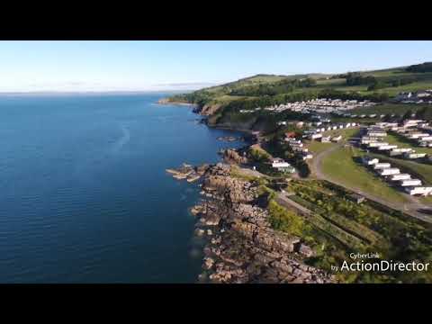 Parrot bebop 2 over Auchenlarie Holiday Park, Castle Douglas, Dumfries and Galloway.