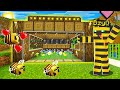 ZROBIŁEM NAJLEPSZĄ FARMĘ PSZCZÓŁ na PALIONOWIE w Minecraft!