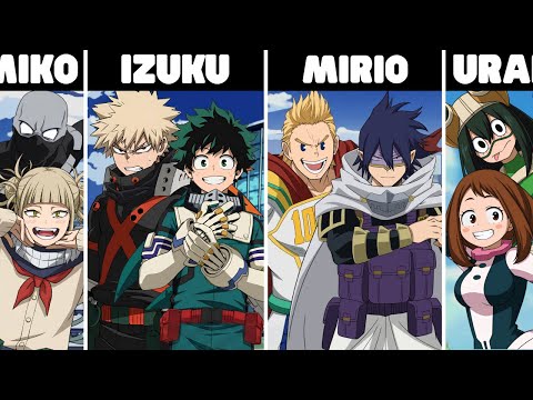 Best Friends of My Hero Academia Characters!
