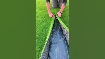 How to install artificial grass? #landscape #artificialturf #lawncare #installation