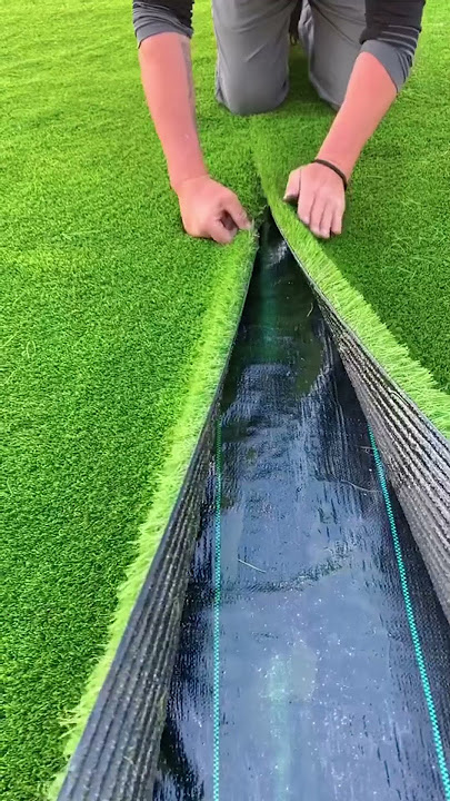 How to install artificial grass? #landscape #artificialturf #lawncare #installation
