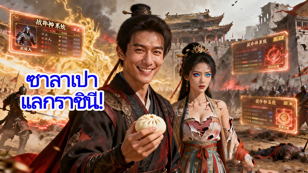 ทะลุมิติสู่ยุคสงคราม ใช้หมั่นโถวแลกจักรพรรดินีตาสองสี ปลดล็อกระบบเทพนักรบ