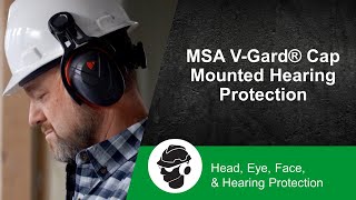 MSA V-Gard® Cap Mounted Hearing Protection