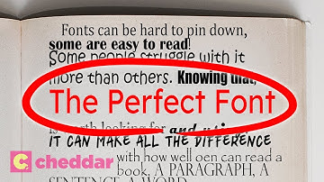 The Font That Makes Everyone Read Faster - Cheddar Explains