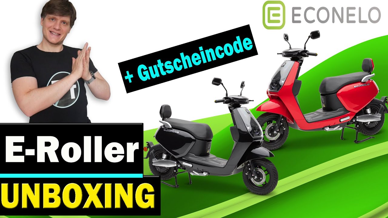 ECONELO Lima | E-Roller | Unboxing und erster Eindruck | German 2021 -  YouTube