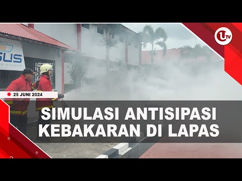 LAPAS NARKOTIKA GELAR SIMULASI ANTISIPASI KEBAKARAN | U-NEWS