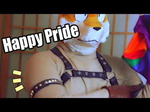 Happy Pride from fursuit fox blan!