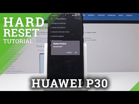 HARD RESET HUAWEI P30 - Reset Code / Factory Reset Trick