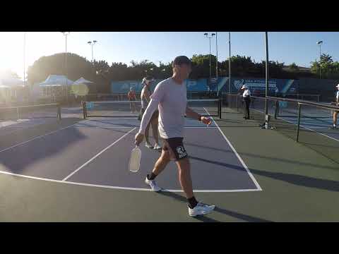 2024 APP Newport Beach Open Pickleball Tournament Mixed Doubles Pro Points Draw R2