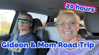 20 HOUR ROAD TRiP WITH MY SON GiDEON 😉🥰