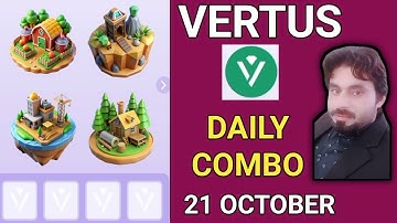 21 OCTOBER VERTUS DAILY COMBO SOLVED TODAY | VERTUS DAILY COMBO |  VERTUS DAILY COMBO  21 OCTOBER