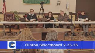 Clinton Select Board Meeting 2.25.26