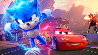 Pixar Cars 3 ⚡️ Lightning McQueen Vs Sonic The Hedgehog