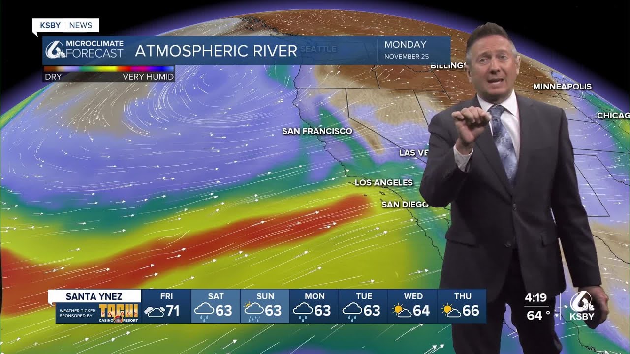 On and off rain from late Friday to Monday - YouTube