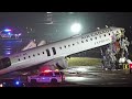 Air Canada Express jet hits fire truck at LaGuardia, killing pilots