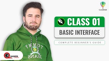 CorelDRAW Basics Class 1 – Interface Overview & Pick Tool | Learn Graphic Design in Urdu/Hindi