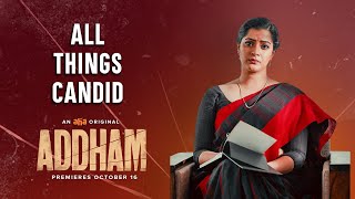 All Things Candid | Varalaxmi Sarathkumar | Addham | An AHA original screenshot 2