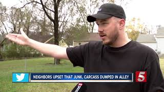 East Nashville residents upset over illegal dumping