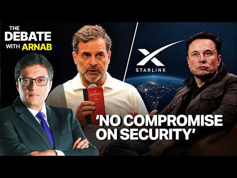 'Not At The Cost Of Security': BJP's Zafar Islam On Starlink, Slams Rahul Gandhi | Debate With Arnab