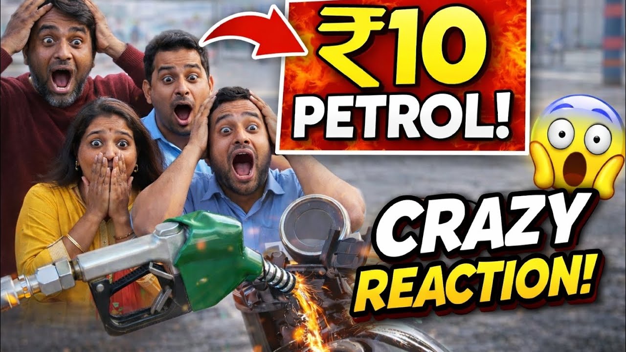 10 ka petrol crazy reaction # jawa 42 bobber 10 ₹ ka patrol # public reaction # funny vlog 
