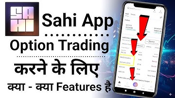 Sahi App Features For Option Trading || Option Trading in Sahi App || Sahi App Option Trading 