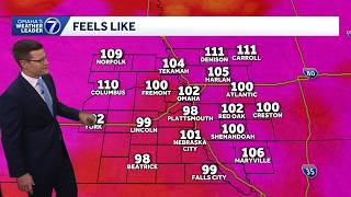 Extreme heat warning continues Monday afternoon in Omaha area