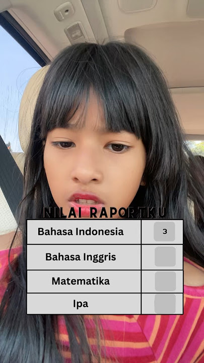 NILAI RAPORT DISTA BIKIN HISTERIS😭#viralvideo #trending