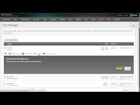 Cron Manager UI rewamp