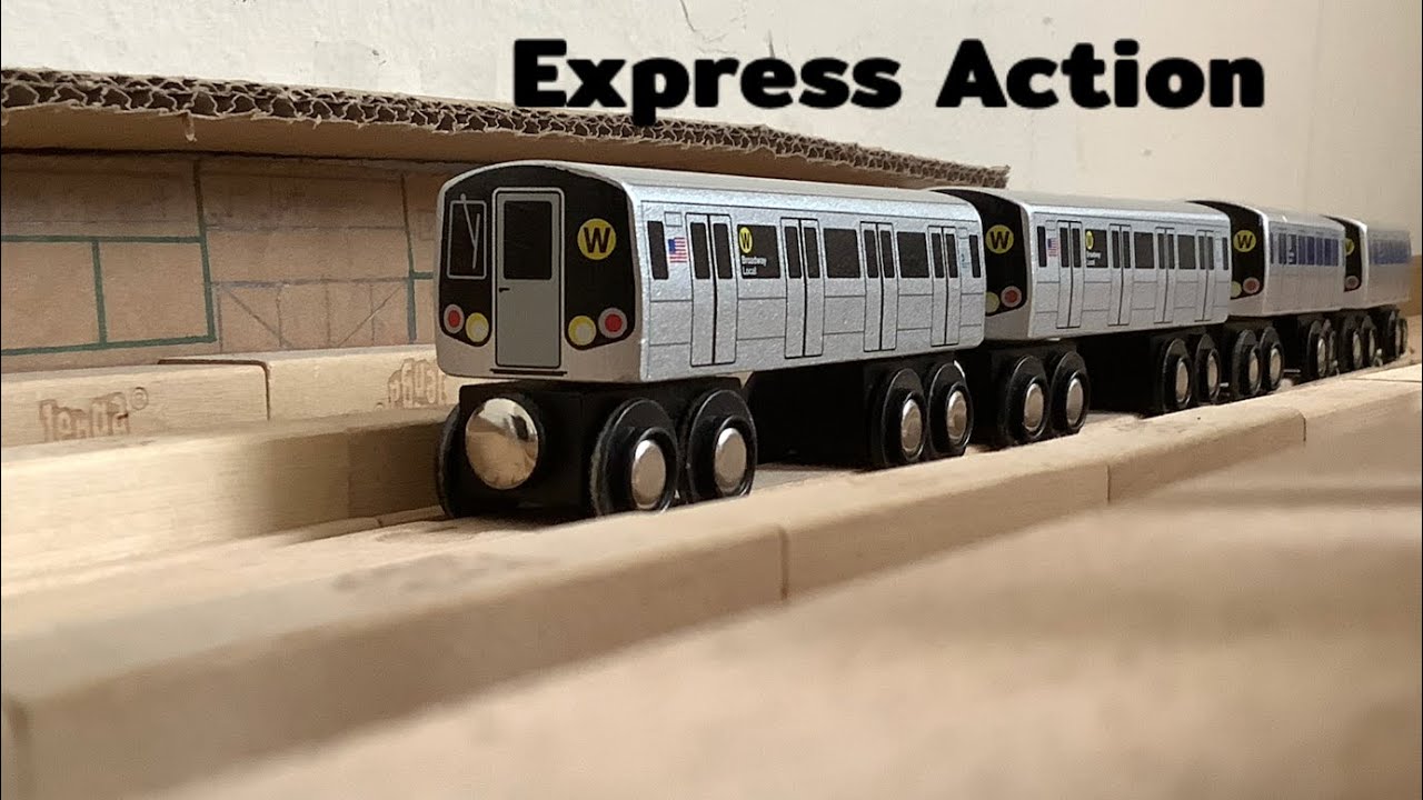 IND 96th Street W Express Action (Munipals) - YouTube