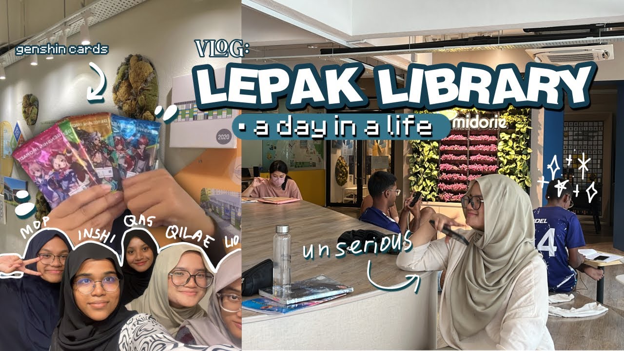 lepak library (bought genshin imopact lol) - YouTube