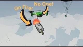 Hovercraft explodes while transporting cargo! [Stormworks Multiplayer]