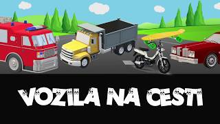 Vozila Na Cesti Učenje Za Otroke