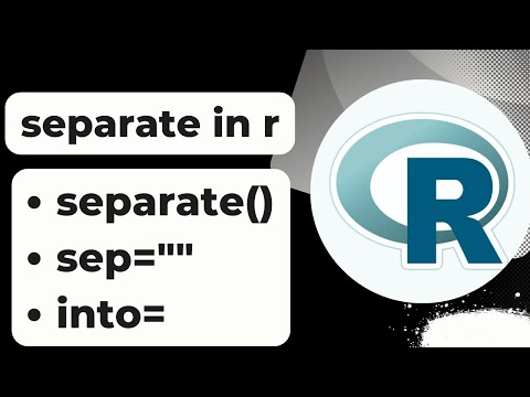 tidyr package separate function example| tidyr package tutorial