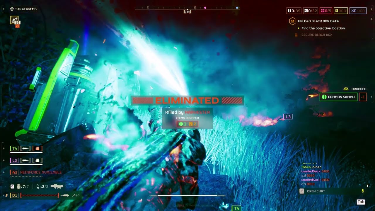 Helldivers 2 LAS-98 vs tripod