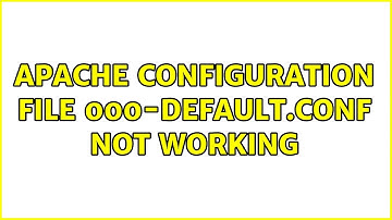 Ubuntu: Apache Configuration file 000-default.conf not working