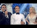 أغنية كوميدية هدية من اكرم حسني ل احمد فهمي وهنا زاهد في حفل زفافهم  