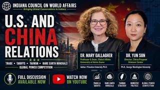 U.S.-China Relations with Dr. Mary Gallagher and Dr. Yun Sun | ICWA Great Decisions 2026