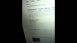 Google do a  barrel roll Easter egg